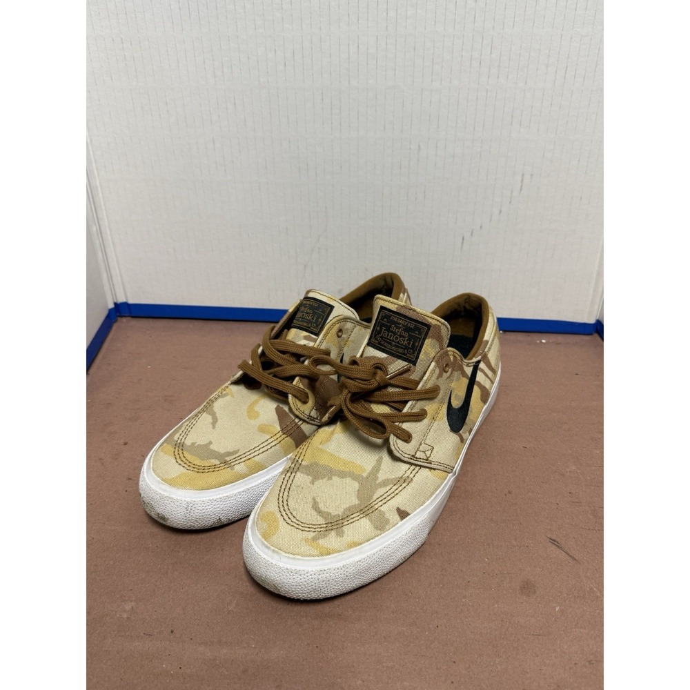 Nike SB Zoom Janoski PRM Parachute Beige Camo Mens AQ7878-200 Size 9.5
